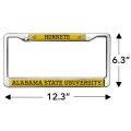 Alabama State University Hornets Full Size Standard License Plate Metal Frame