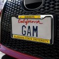 Alabama State University Hornets Full Size Standard License Plate Metal Frame
