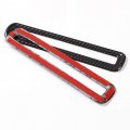 Abs Door Vent Decoration Circle Car Side Air Conditioner Outer Frame Cover For Ford Mustang 2015 2016 Carbon Fiber Grain