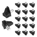 90 Pcs Black Shelf Support Pegs 5mm Cabinet Pins Clips Holder Bracket For Cabinets Kitchen Furniture Book Shelves Cupboard 
