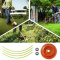 Universal Aluminum Trimmer Head String Weedeater W 4-wire Replacement For Craftsman Echo Husqvarna Orange