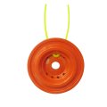 Universal Aluminum Trimmer Head String Weedeater W 4-wire Replacement For Craftsman Echo Husqvarna Orange