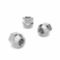 20pcs Silver Open End Lug Nuts Metric 14x1 5 Thread Size 0 83 Length Cone Conical Taper Acorn Seat 19mm 3 4 Hex Head Compatible