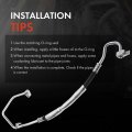 A-premium A C Discharge Line Hose Assembly Compatible With Chevrolet Aveo 2004 2005 1 6l Compressor To Condenser