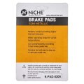 Niche Brake Pad Set For Suzuki Rm85 Rm100 Rm85l 59301-03820 Front Semi-metallic 2 Pack