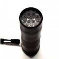 Hqrp 12 Led Flashlight Blacklight 365 Nm For Mineral Hunting Gemstone Inspection Identification Detection Plus Sun Meter