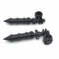 Hk Group Motorcycle Black Bamboo Style Foot Peg Footrest With Mounting Kit Clamps 1 And 4 For V-star Roadstar Suzuki Boulevard