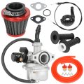 Pz19 Carburetor 19mm Carb Air Filter Kit For 110cc 125cc 50cc 70cc Pit Dirt Bike Atv Apollo Taotao Baja Coolster Ssr Xmotos 