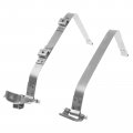 A-premium Fuel Tank Straps Compatible With Toyota Tacoma 1995-2000 Standard Cab Pickup L4 2 4l V6 3 Petrol 4wd 2-pc Set