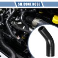 1 Pcs 32-38mm 26 -1 50 Id 90mm 3 54 Length 45 Degrees Black Car Silicone Hose Coolant Universal