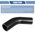 1 Pcs 32-38mm 26 -1 50 Id 90mm 3 54 Length 45 Degrees Black Car Silicone Hose Coolant Universal