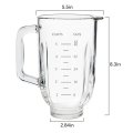 Veterger Replacement Parts 5-cups Glass Jar With Lid For Black Decker 10-speed Blender Bl2010bpa Bl2010bp Bl2020s Bl-2020