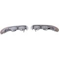 National Rv Sea Breeze 2003 2007 Motorhome Front Turn Signal Light Pair Diamond Clear Chrome Lamps Waterproof Acrylic Lens 