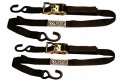 Condor Motorcycle Ratchet Tie-down Straps Set Of 3 Pcs