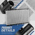 Dpi 13016 Factory Style 1-row Cooling Radiator Compatible With Honda S2000 2000-2009 Aluminum Core