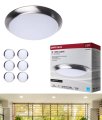 62-1812r1 10 In Integrated Led Disk Light Cct Selectable 2700k To 5000k 1000 Lumens 12w Triac Dimmable 90 Cri Brushed Nickel