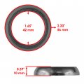 Caltric Muffler Silencer Kit Compatible With Polaris Ranger 800 4x4 Efi 2010-2011