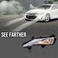 G-plus Left Driver Side Bumper Turn Signal Lights Led Drl Fog Lamps Compatible With 2019-2022 Chevy Malibu 84575553 84575552