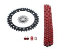 Red Non-o Ring Chain Sprocket Black 13 40 520-92l 1988-06 Fits Yamaha Yfs0 Blaster 