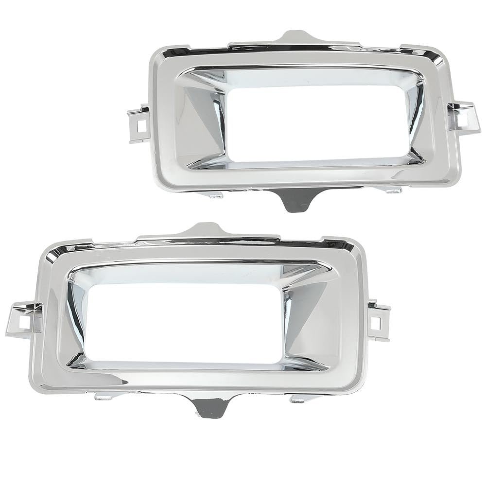 Fog Light Trim For Chevy Silverado 1500 High Country Lt Ltz Wt 2014-2015 For Ls Ssv 2015 Driver And Passenger Side Chrome