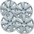 15 Inch Hubcaps Best For 2003-2007 Honda Accord Set Of 4 Wheel Coversin Hub Caps Silver Rim Cover Car Accessories 15 Wheels 