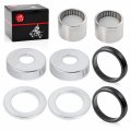 Swingarm Bearings Dust Cap Seal Pivot Sleeve Rebuild Kit For Yamaha Banshee 350 Yfz350 1987-2006 28-1028