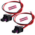2pcs 2-way Variable Valve Timing Vvt Solenoid Connector A 13587326 19366858 4f0973702 Harness Pigtail Plug Wiring 
