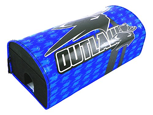 Outlaw Racing Orbp18bu Handlebar Cushion Bar Pad 1-1 8 Inch Blue Motorcycle