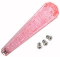 Universal Jdm 300mm Crystal Bubble Style Pink Shift Knob With Adapters 