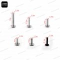 Semt- Complete Fairing Bolts Kits Compatible With Suzuki Gsxr 750 00-03 1000 01-02 Silver B074mkfmdr