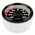 Rudder Angle Gauge Indicator 85mm Boat Meter Ip67 Waterproof Multia Color Backlit 9a 32v Direction Adjustable Black Frame On