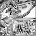 For Toyota Corolla E140 Pair Of Chrome Housing Clear Corner Headlight Fog Light