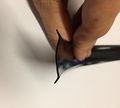 Black Vinyl 3 4 Insert Molding Trim Screw Cover Rv Camper Travel Trailer 50 Ft