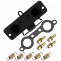 Caltric Exhaust Manifold With Gasket And Springs Compatible Polaris 1262138-489