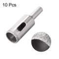 Uxcell 16mm Diamond Drill Bits Hole Saws For Glass Tile Porcelain Marble Ceramic Bottles Pots Brick Pack Of 10