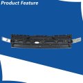 Black With Chrome Molding Trim Front Bumper Grille Upper Replacement For Flex 2013-2019
