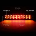 Compatible With Ram 1500 2500 3500 Be 5pcs Black Blue Led Cab Roof Top Lights Red 3rd Brake Cargo Reverse Light