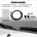 Uxcell 1 Set Windshield Washer Water Nozzle Spray No 8538104030 For Toyota Tacoma Base Pre Runner S-runner 2001-2004