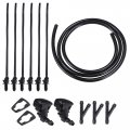 Uxcell 1 Set Windshield Washer Water Nozzle Spray No 8538104030 For Toyota Tacoma Base Pre Runner S-runner 2001-2004
