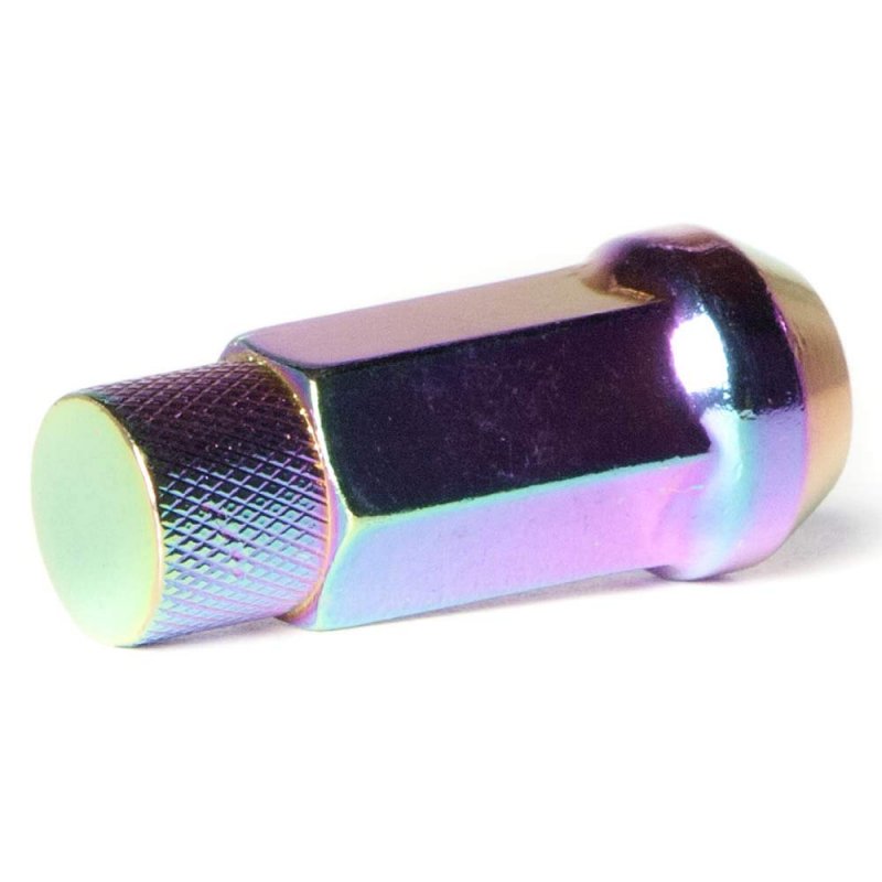 Circuit Performance Forged Steel Extended Hex Lug Nut For Aftermarket Wheels 12x1 25 Neo Chrome 20 Piece Set Tool