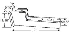 Window Roller Assembly With 21 32 In Nylon Wheel 2 Pack Part Number 52-645