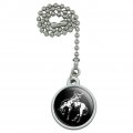 Bucking Bronco Illustration Ceiling Fan And Light Pull Chain 