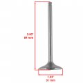Caltric Exhaust And Intake Valve Compatible With Honda Recon 250 2002-2009 2011-2014 2016-2022
