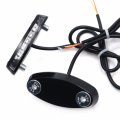 Httmt Black Mirror Block Off Base Plate Led Compatible With Hond 99-00 Cbr 600 F4 03-11 Cbr600 Rr