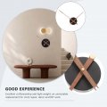Artibetter Photo Wall Clock Quartz Motor Kit Movement Replaceable Part Metal Mute Hand Pointers Solid Wood Mechanical Pointer