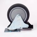 80 20 Inc 2323 10 15 Series Flange Mount 5 Swivel Caster With Brake 