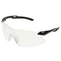 Erb 15420 Strikers Safety Glasses Black Frame With Clear Lens 