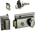 1-3 8 In X 2-3 Single Cylinder Satin Nickel Deadlatch Lock 