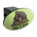 Tortoise Take It Slow Turtle Oval Tow Trailer Hitch Cover Plug Insert
