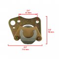Caltric Front Right Brake Caliper For Polaris Sportsman X2 570 2020-2021